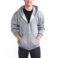 Men's Heavyweight Zip Up Hoodie Jacket Cotton Full Zipper Hooded Sweatshirt Warm