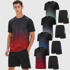 New Mens Breathable T Shirt Cool Dry Sports Performance Running Wicking Gym Top