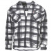 PADDED SHIRT WINTER LUMBERJACK CHECK FUR LINED COLLAR POCKETS ZIP UP JACKET SALE