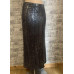 Silver Sequin Ladies Godet Mermaid Fishtail Maxi Party Evening Skirt Size 12-22