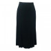 New Ladies Plain Elastic Waist Panel Godet Calf Midi Length Skirt Flared Work