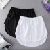 Women False Shirt Tail Blouse Hem Skirt Underskirt Detachable Elastic Waist 1pc